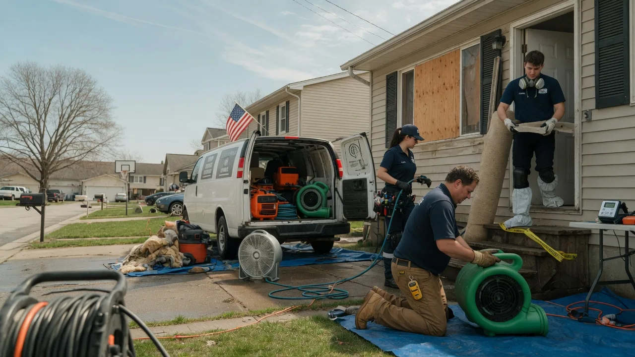 Water Damage Restoration in Piper City, IL near me